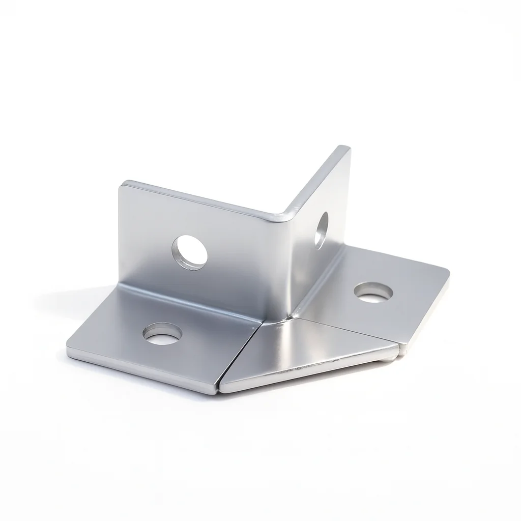 Precision Metal Stamping with 4 holes